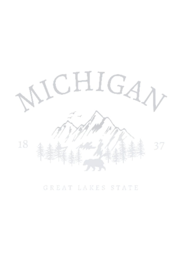 Women MICHIGAN Printed Oversized T-shirt