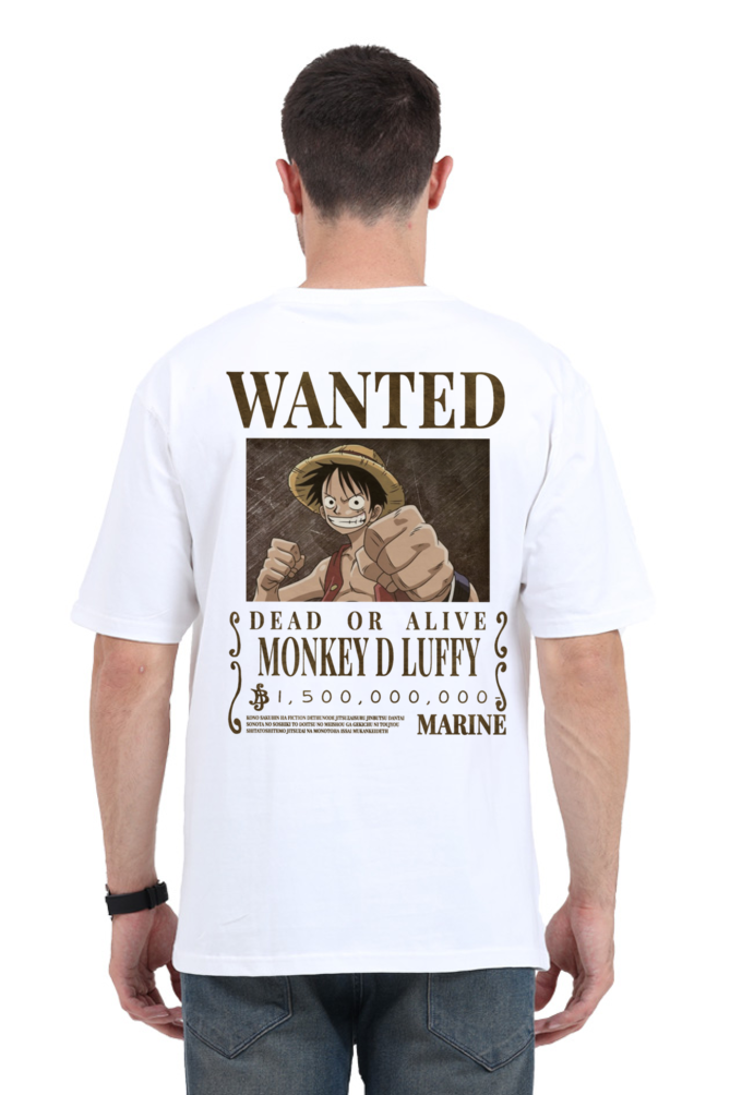 Wanted Luffy Oversized T-Shirt