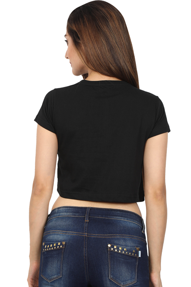 Female BTS: DYNAMITE Printed Crop Top