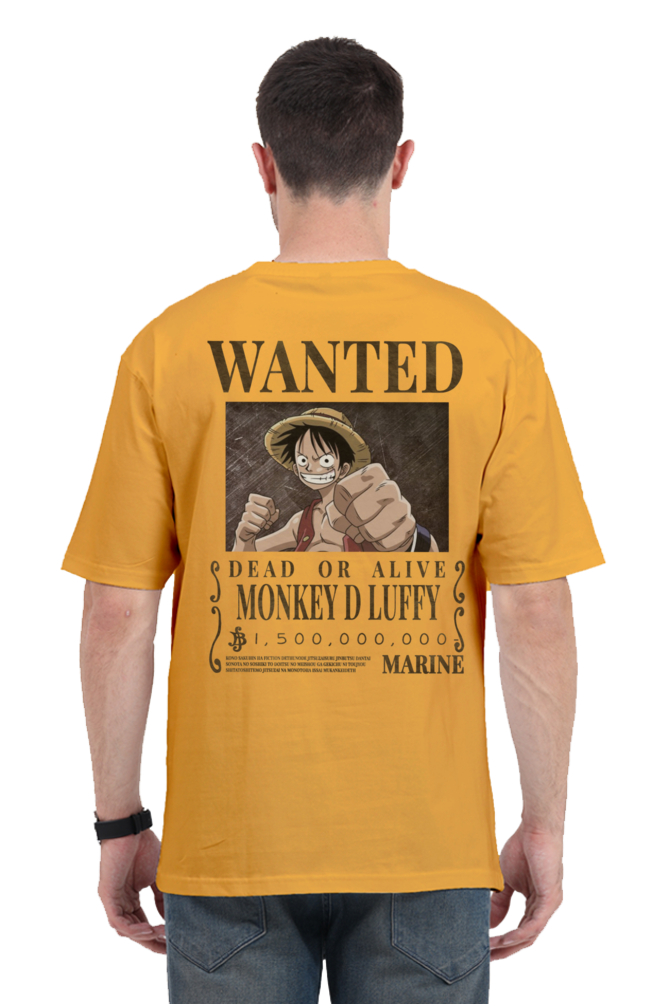 Wanted Luffy Oversized T-Shirt