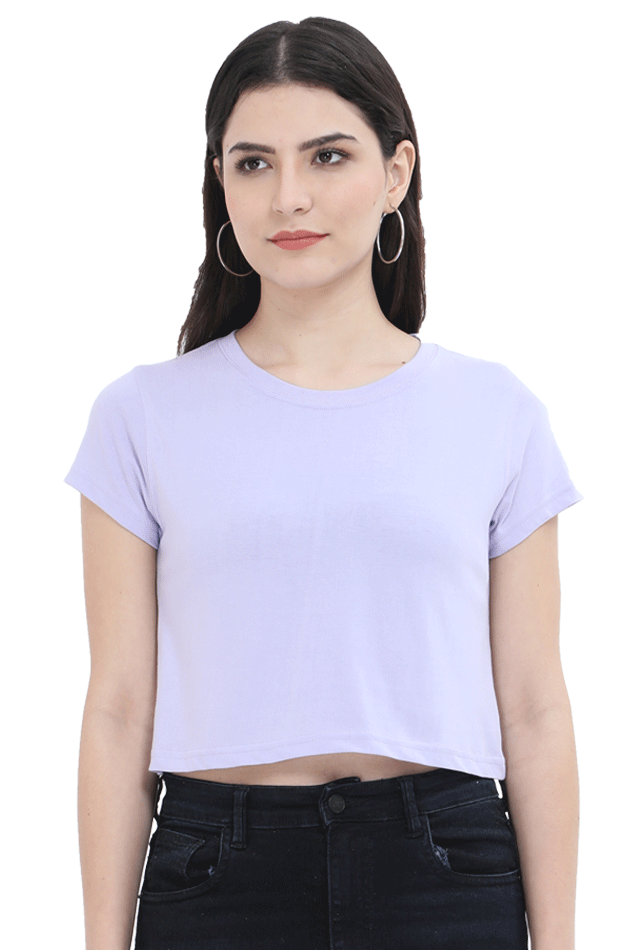 Plain Crop Tops