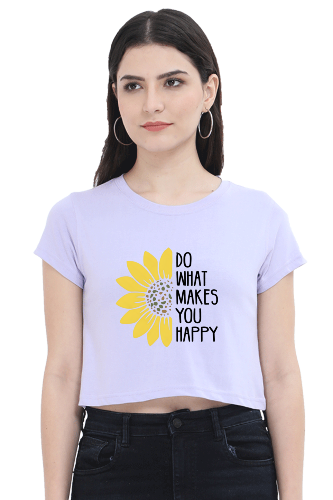 Make You Happy Female Crop Top