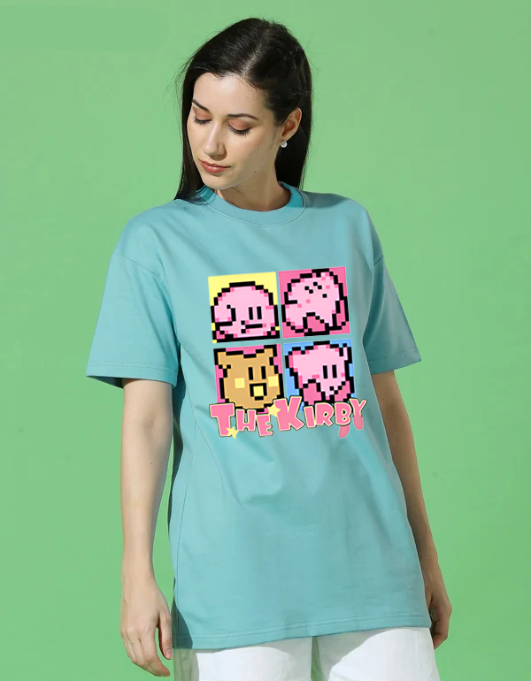 Female KIRBY Printed Oversized T-shirt