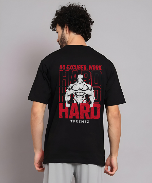 Male GYM HARD Oversized T-Shirt