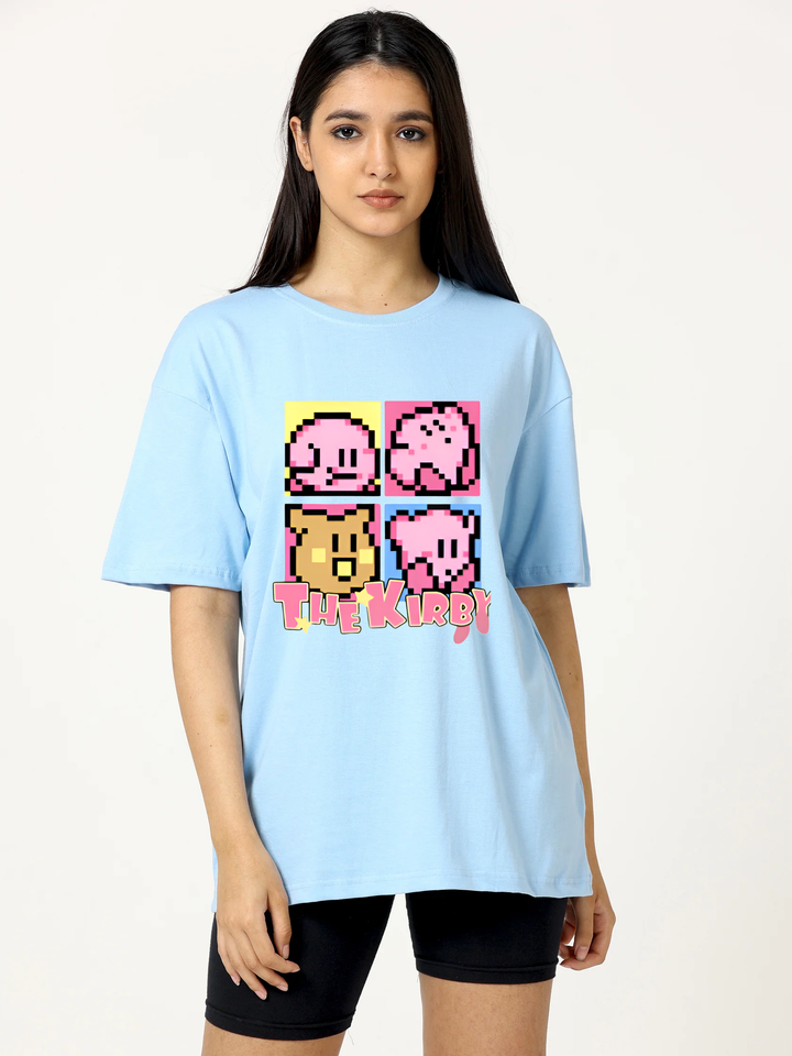 Female KIRBY Printed Oversized T-shirt