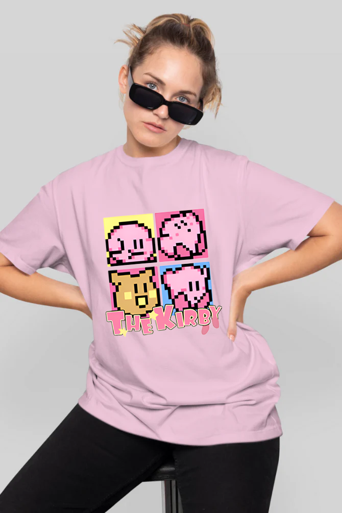 Female KIRBY Printed Oversized T-shirt