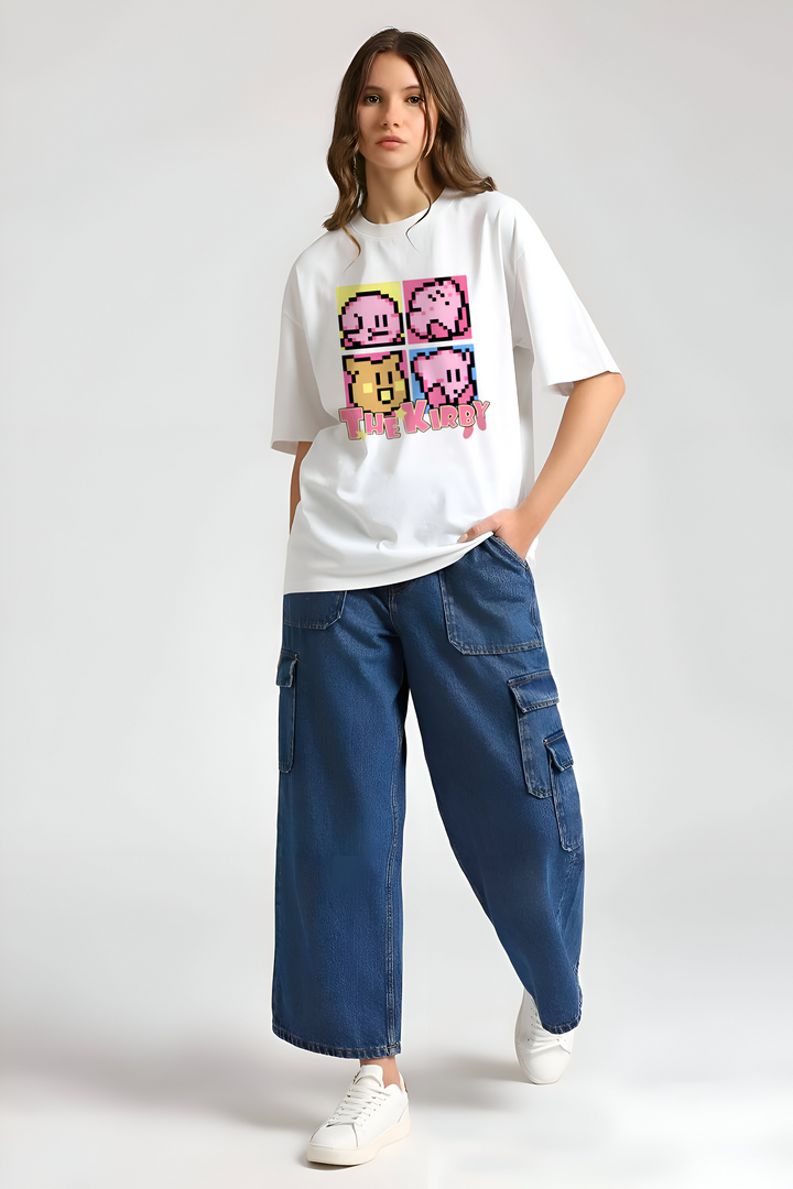 Female KIRBY Printed Oversized T-shirt